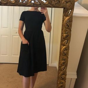 Black Backless Button Up YesStyle Dress, Size S